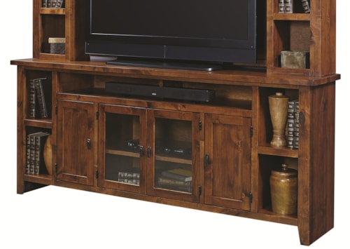 84" Entertainment Console with 4 Doors