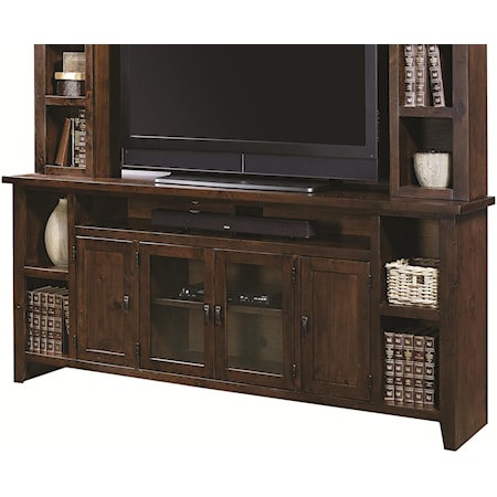 84" Entertainment Console with 4 Doors