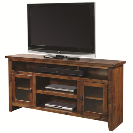 65" Console with Doors