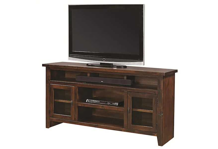 Alder Grove 65" Console with Doors by Aspenhome at Conlin's Furniture