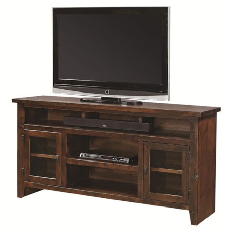 65" Console with Doors