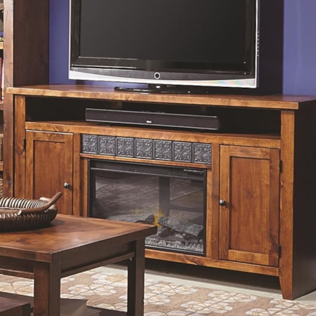 63" Fireplace Console