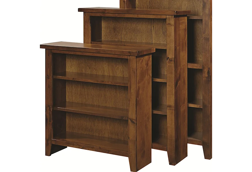 Alder Grove Bookcase 48" Height with 3 Shelves by Aspenhome at Gill Brothers Furniture