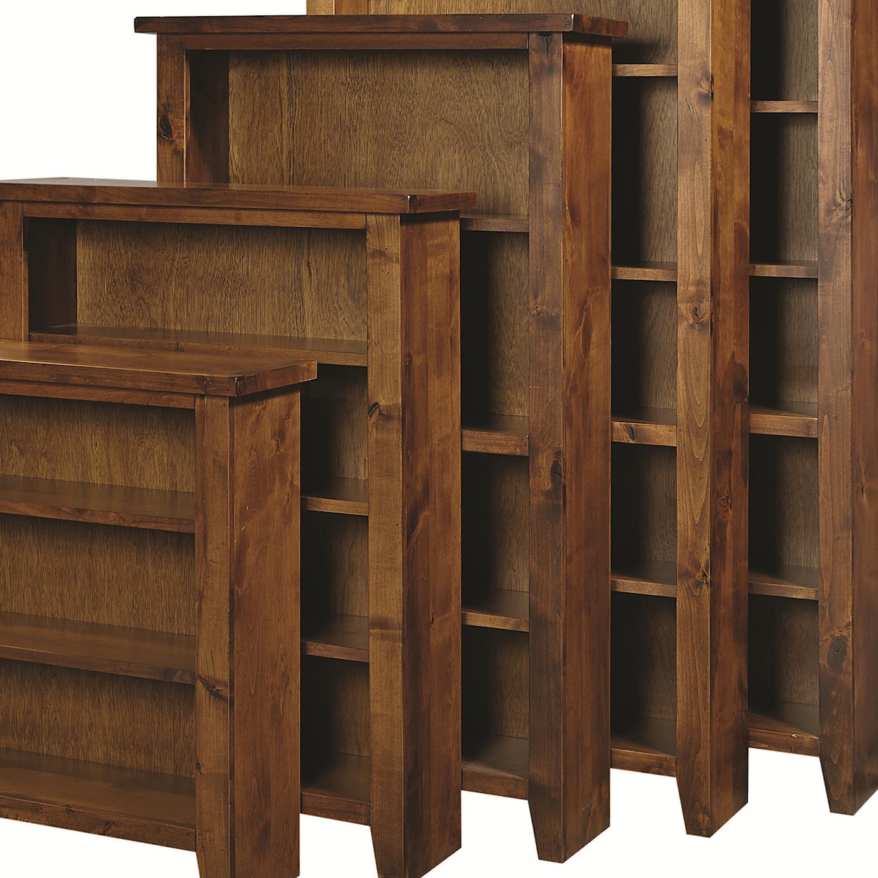 Aspenhome Alder Grove Bookcase 60" Height with 3 Shelves