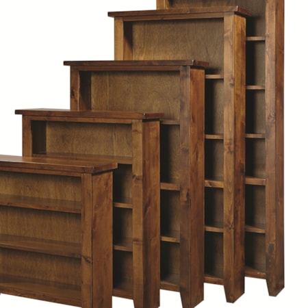 Bookcase 74" H with 4 Shelves