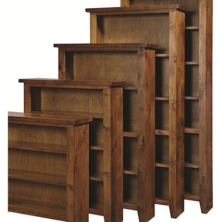 Bookcase 74" H with 4 Shelves