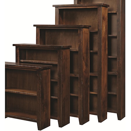 Bookcase 74" H with 4 Shelves