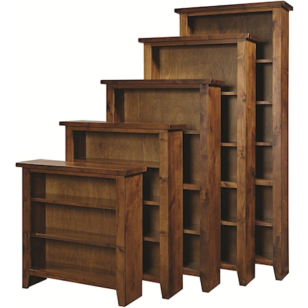 Open Bookcase with 5 Shelves