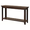Aspenhome Alder Grove Sofa Table with Tapered Legs and Shelf