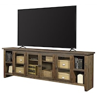 84" Entertainment Console with 4 Doors