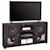 Aspenhome Avery Loft Contemporary 65" TV Console with Glass Cabinets and Cord Access Holes
