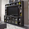 Aspenhome Avery Loft Contemporary 97" Console and Hutch with Open Shelving