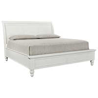 Queen Sleigh Bed with USB Chargers