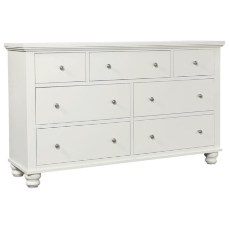 7 Drawer Double Dresser