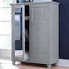 Aspenhome Cambridge CHY 4 drawer 2 Door Chiffarobe