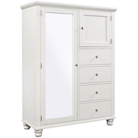 4 Drawer 2 Door Chiffarobe