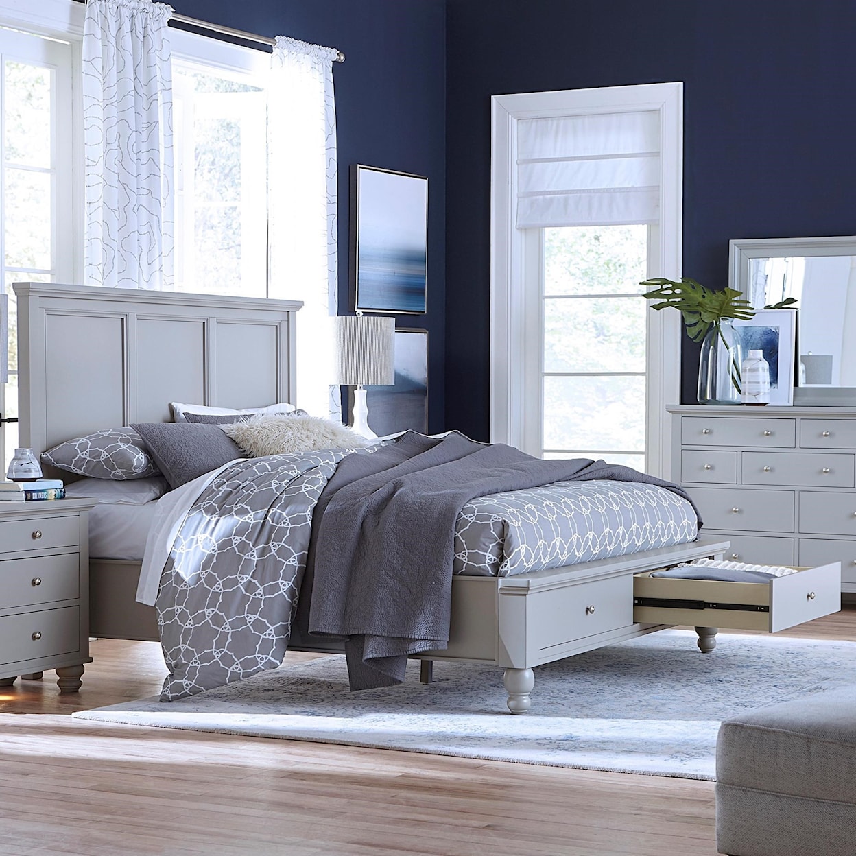 Aspenhome Cambridge CHY King Panel Bed