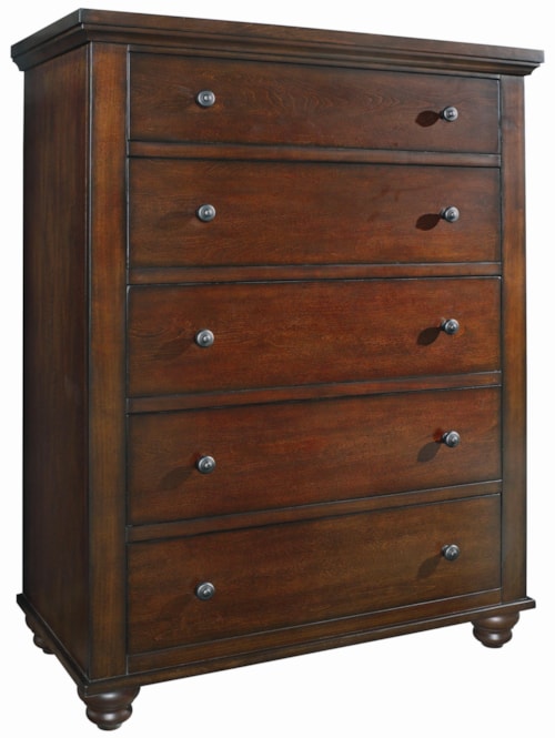 Transitional 5-Drawer Chest