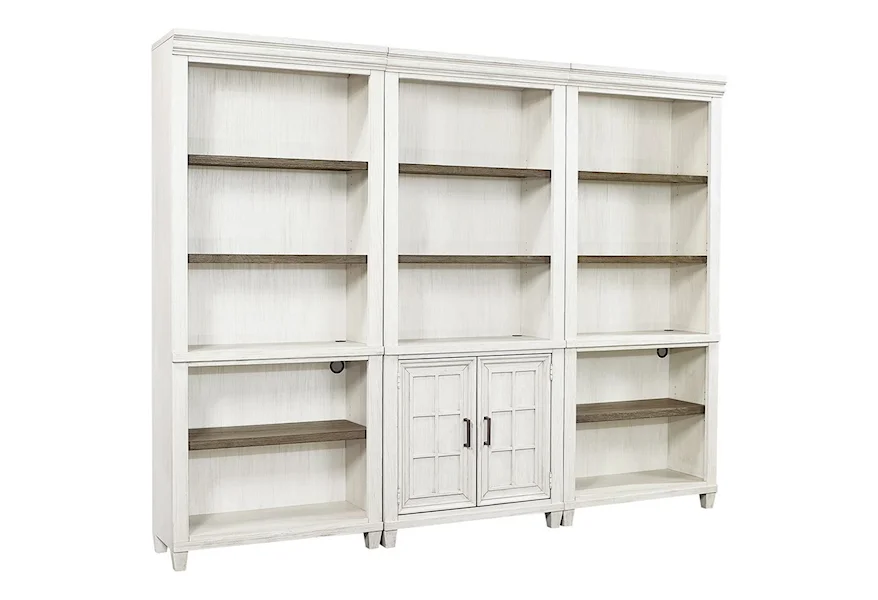 Caraway Bookcase Combination by Aspenhome at Stoney Creek Furniture 