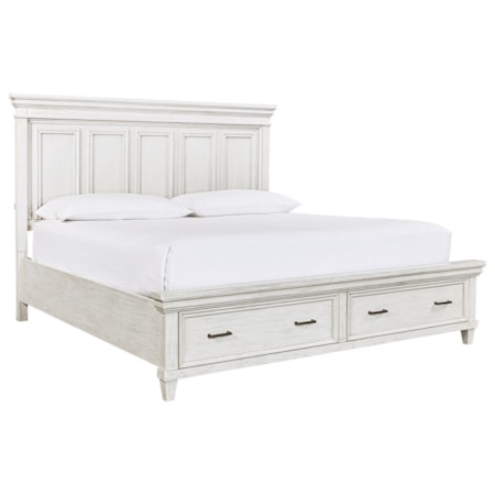 Footboard Storage Bed