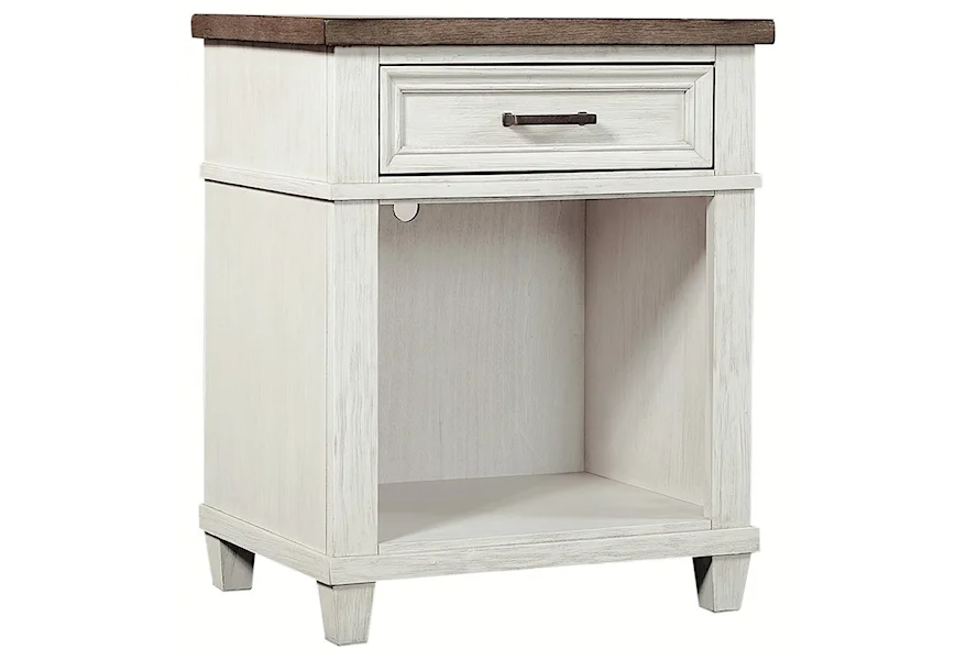 Caraway 1-Drawer Nightstand by Aspenhome at Stoney Creek Furniture 