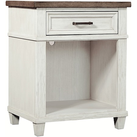 Nightstand with One Drawer