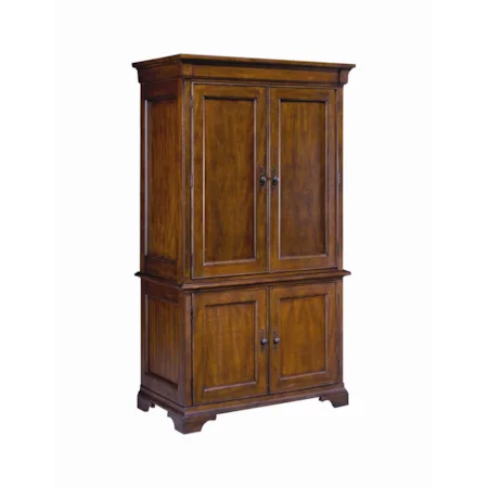 Computer Cabinet with Lots of Concealing Storage Space