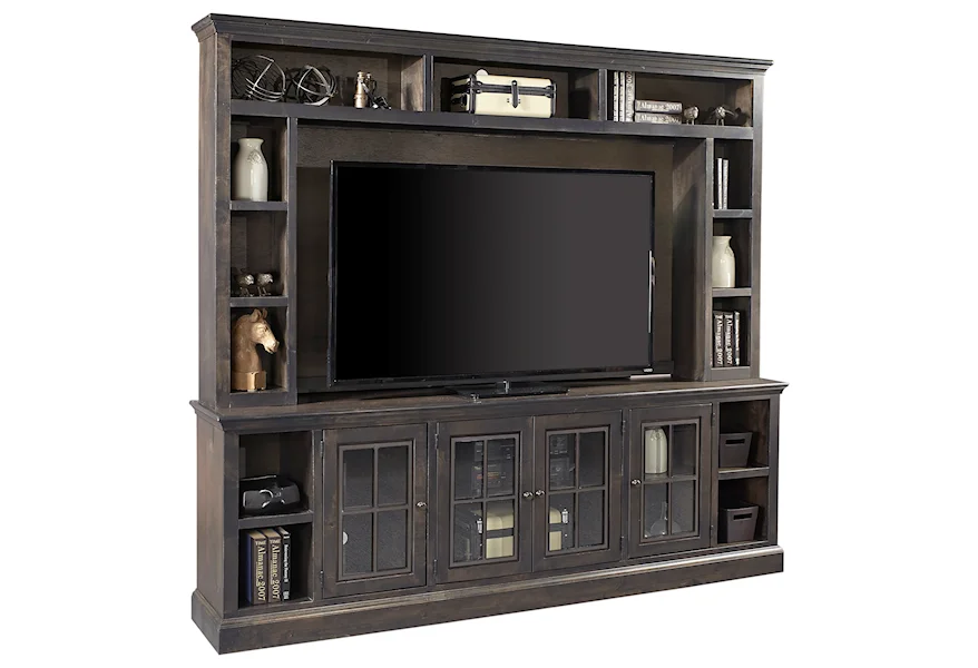 Churchill 96" TV Console and Hutch by Aspenhome at Morris Home