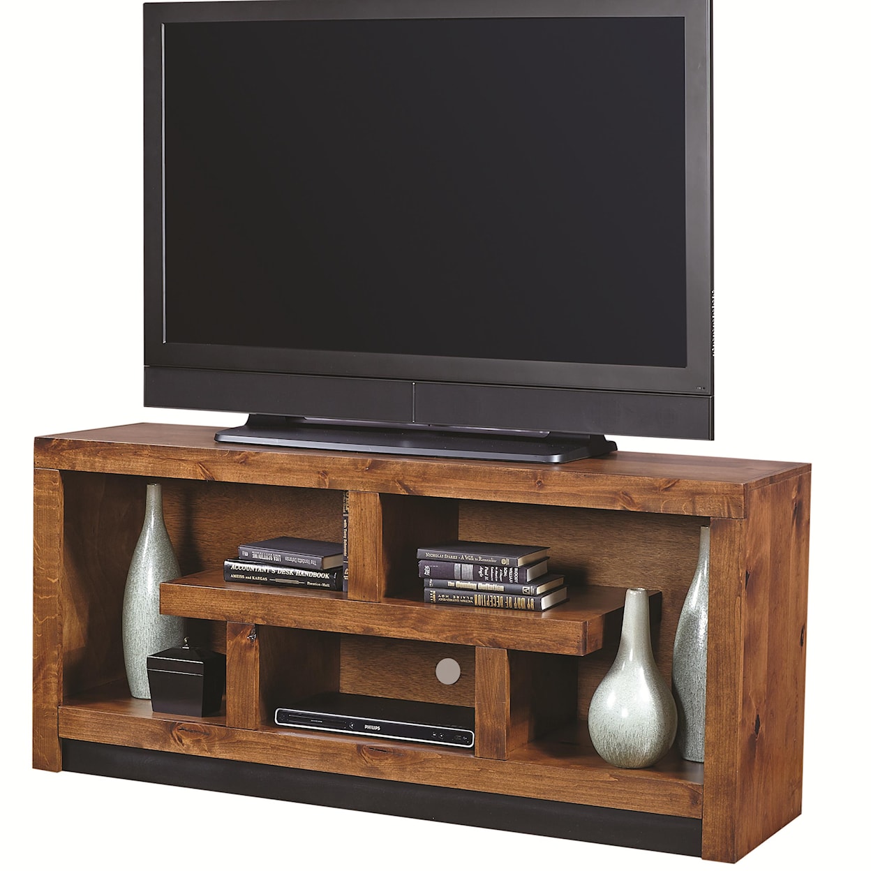 Aspenhome Contemporary Driftwood 60 Inch Console