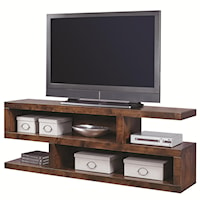 74 Inch Open Console with 4 Compartments