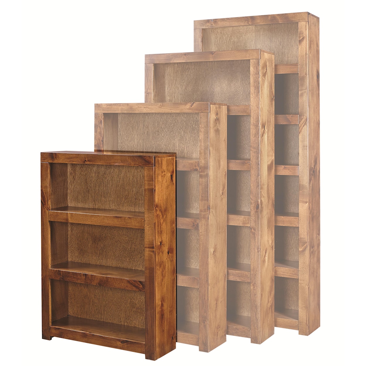 Aspenhome Contemporary Driftwood 48 Inch Bookcase