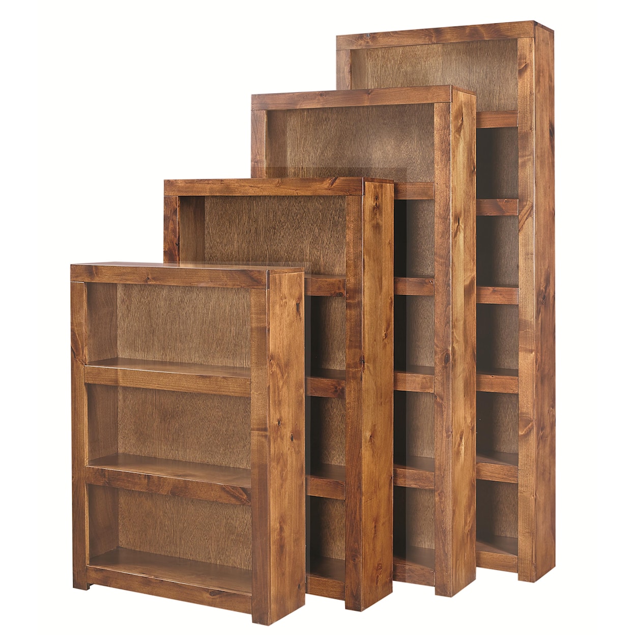 Aspenhome Contemporary Driftwood 60 Inch Bookcase