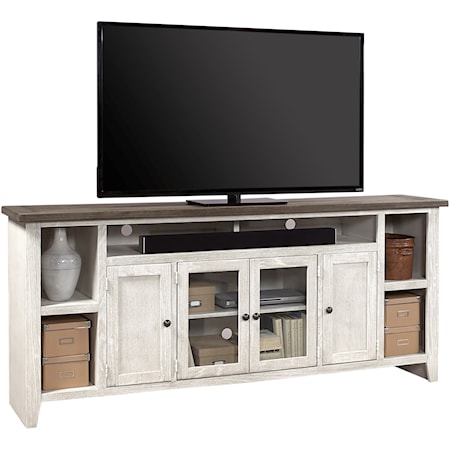 84" Console with a Soundbar Compartment