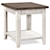 Aspenhome Eastport End Table with Two-Tone Finish
