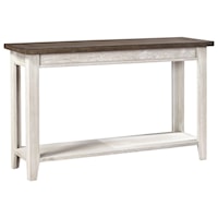Sofa Table with Two-Tone Finish