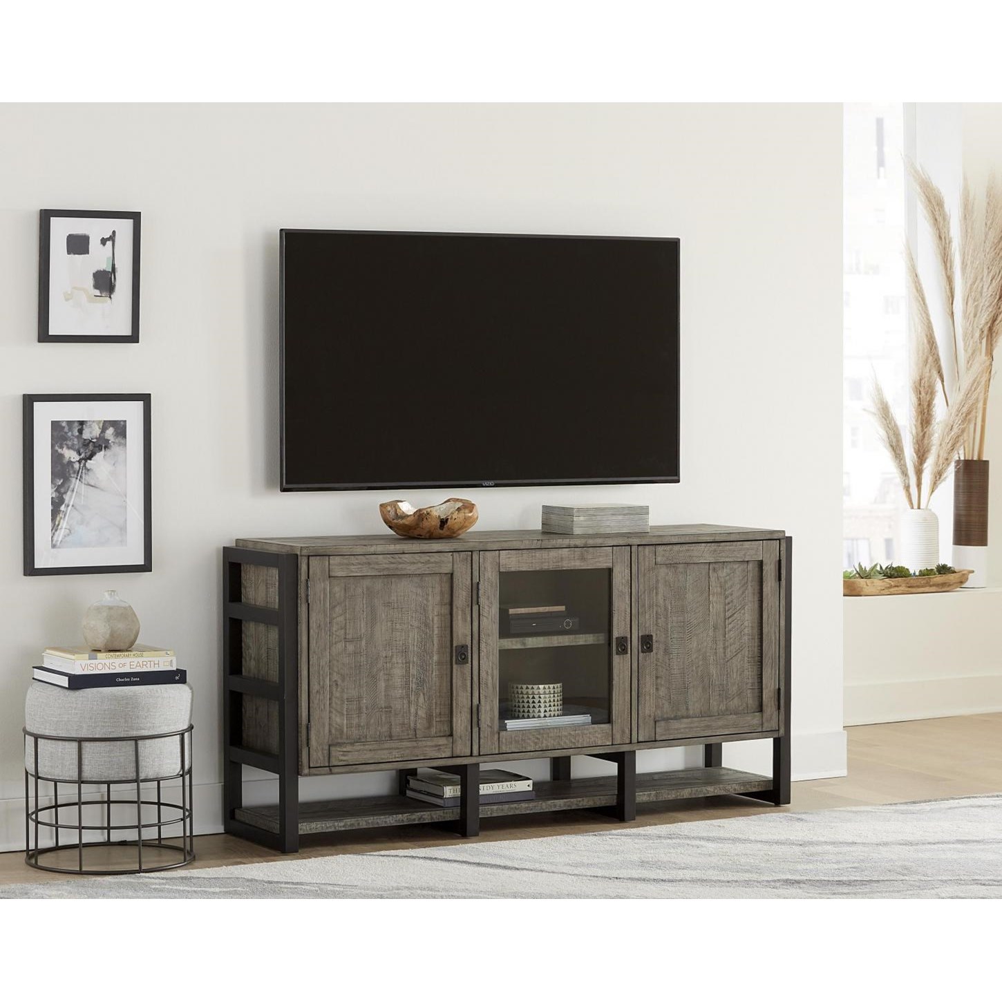 Aspenhome Grayson 65" Console Reeds Furniture TV Stands