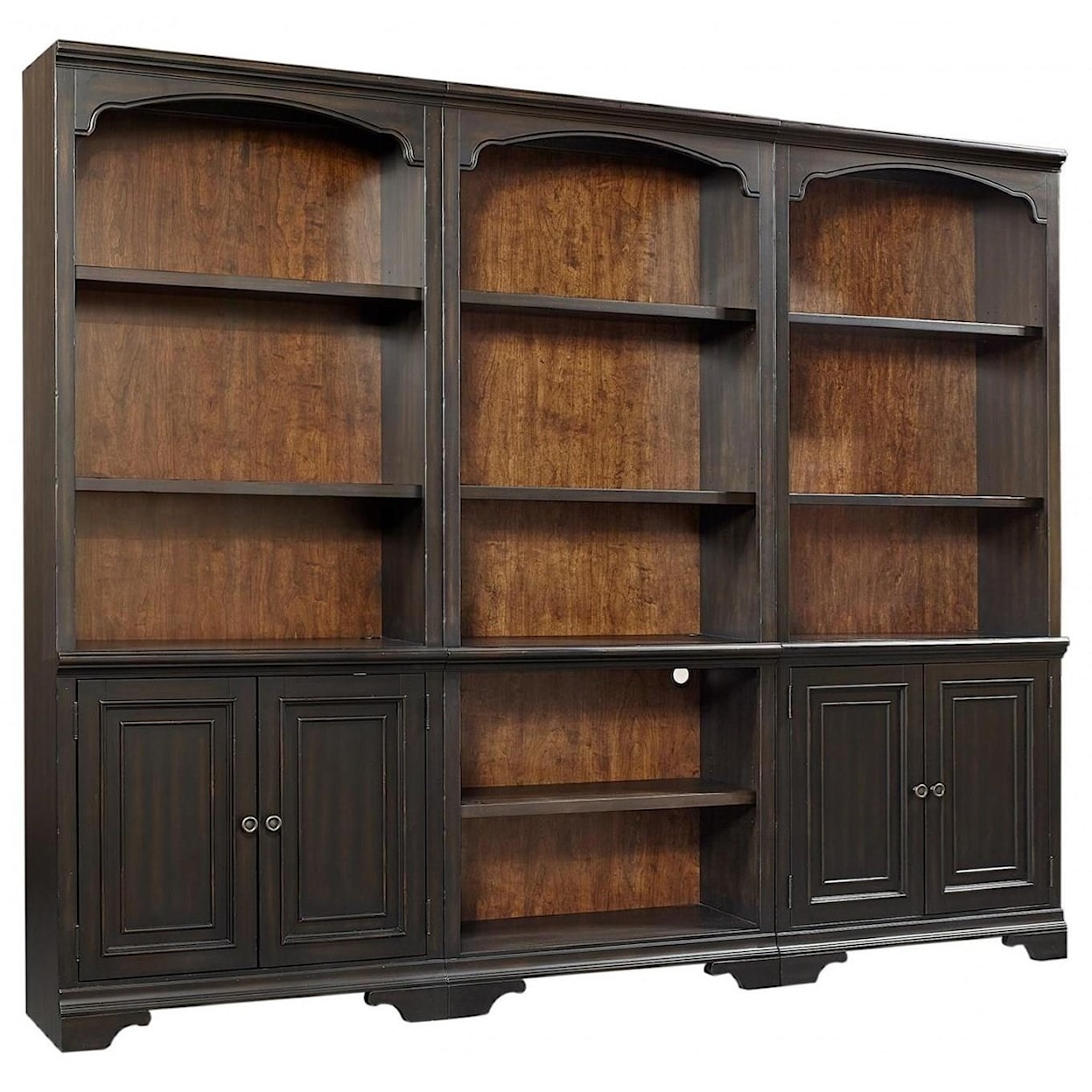 Aspenhome Hampton Open Bookcase