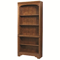 Open Bookcase with 3 Adjustable Shelves and 1 Stationary Shelf