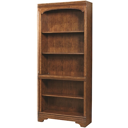 Open Bookcase with 3 Adjustable Shelves and 1 Stationary Shelf