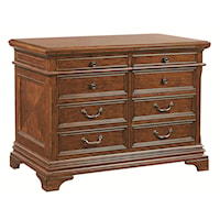 Lateral File Cabinet with 2 Utility Drawers and 2 File Drawers