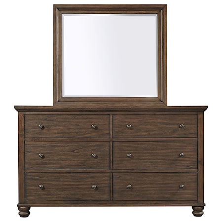 Palmdale Dark Tone Drawer Chest, Bedroom - Chests