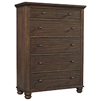 Transitional Chest with 6 Drawers