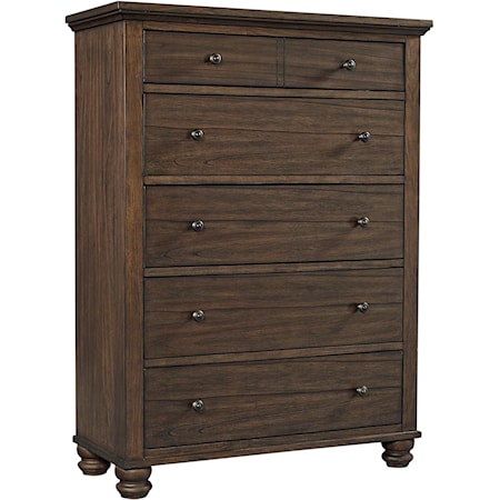 Transitional Chest with 6 Drawers