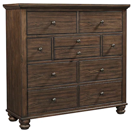 Transitional Chest with 10 Drawers