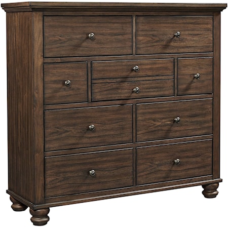 Transitional Chest with 10 Drawers