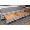 Aspenhome Hyde Park Queen Painted Panel Storage Bed