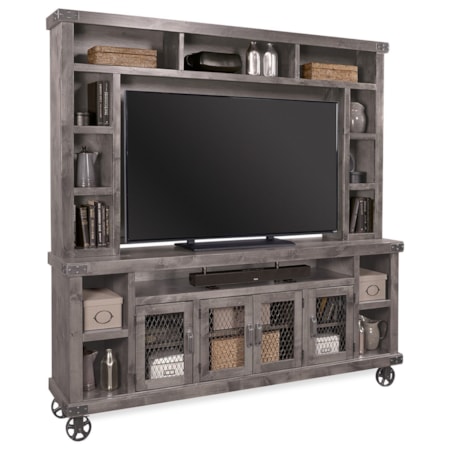 84" Console with Hutch