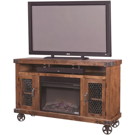 62" Fireplace Console