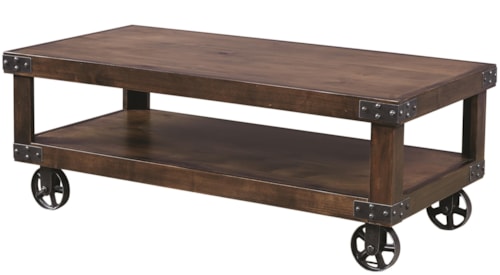 Cocktail Table with Shelf
