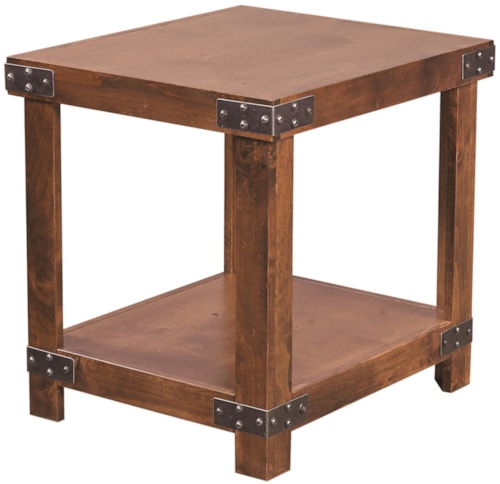 End Table with Shelf
